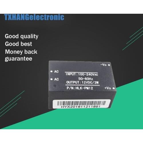 HLK-PM12 AC-DC 220V to 12V 3W Buck Step Down Power Supply Module Convert Switch Converter buck module diy electronics