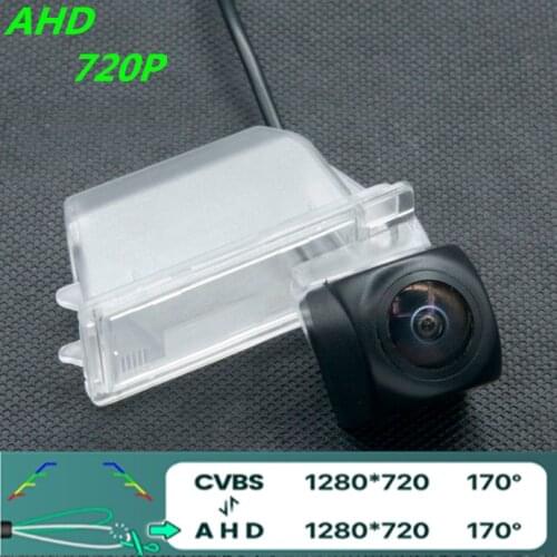 AHD 720P/1080P Fisheye Car Rear View Camera For Ford Fusion sedan 2013-2016 Fiesta MK6 Kuga Explorer Reverse Vehicle Camera
