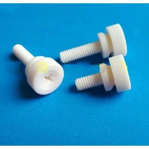 M6x12/16/20/25mm Nylon Phillips Screw Hand Knurled Step Screws Thumb Bolts