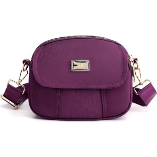 Fashion small bags for women Waterproof nylon summer bags 2021 Brand trend womens bag 8 colors solid mini woman cross bag