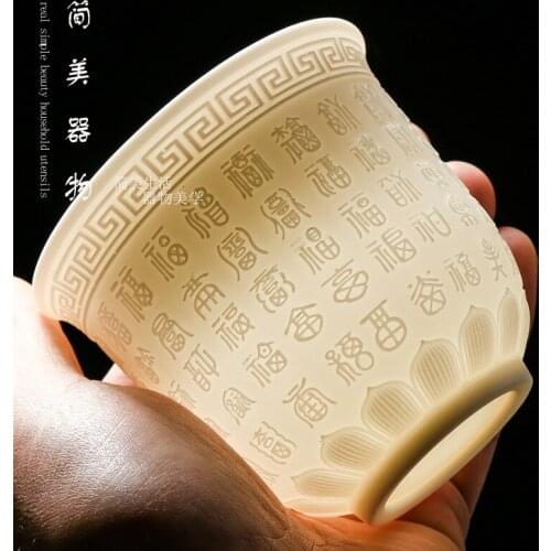 Set Tea Cup Chinese style Retro Ceramic Cup Personal Single Cup Pu'er Tea Set Tea Cuptazas de cafe creativasmugs coffee cups