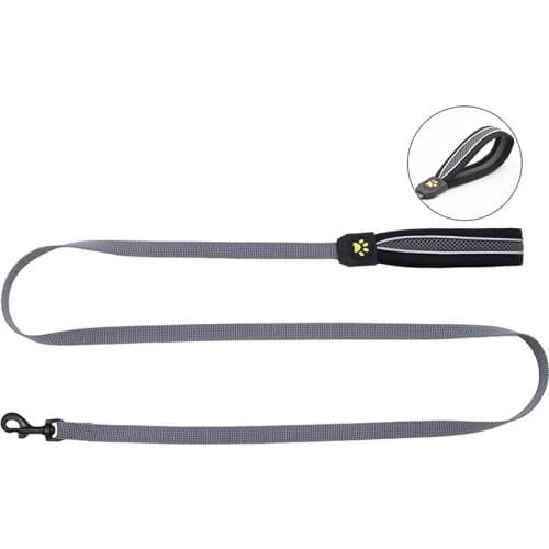 Nylon Dog Leash Reflective Webbing Alloy Hook Mesh Padded Handle Leash for Small Medium Dogs Pet Supplies Accessories
