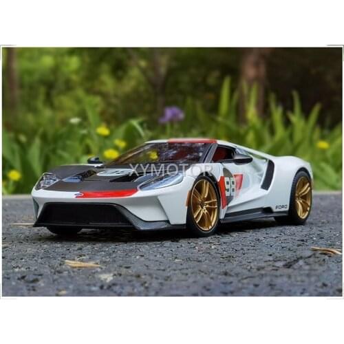 New Maisto 1:18 For Ford GT 98# 2021 Diecast Model Car Kids Boys Girls Toys Gifts Collection Display Metal,Plastic,Rubber