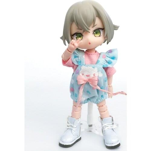 Ob11 baby clothes bjd clothes Jumpsuit cute T-shirt bib suit for obitsu11 gsc pd9 molly 1/12bjd doll clothes doll accessories