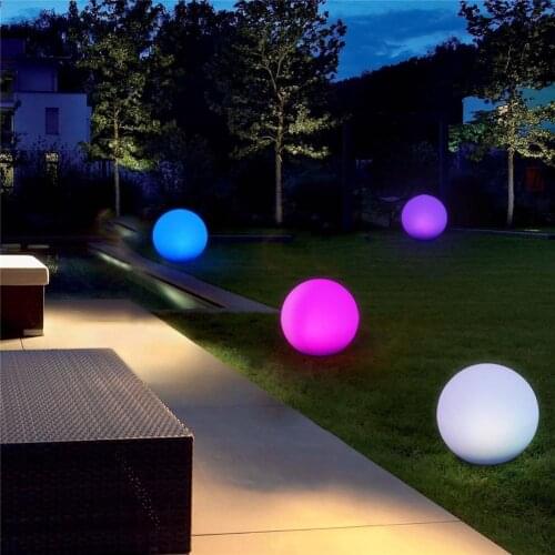 LED Light Ball Inflatable Growing Ball Remote Control LED Colorful Flash Beach Ball For Swimming Pool Party Decoration 13 Color