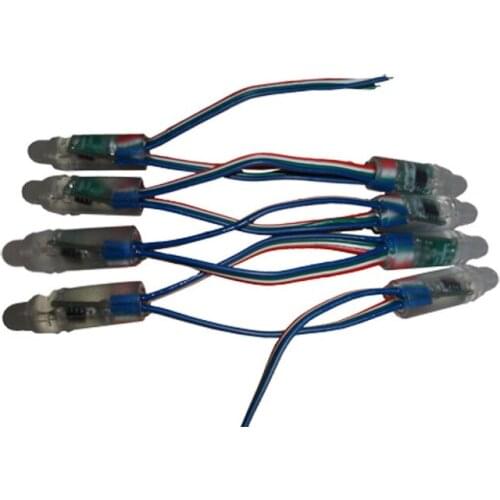 DC5V 12mm WS2821A DMX512 LED pixel node;IP68 rated;DMX512 Singal Protocol;parallel single line driver chip