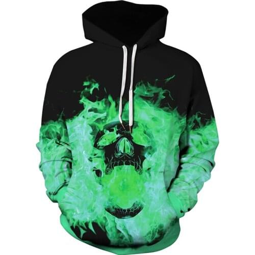 Paint Skull 3D Printed Hoodies Sweatshirts Itself Men Women Hooded Pullover Brand Quality Tracksuits Coats Fashion Outwear New