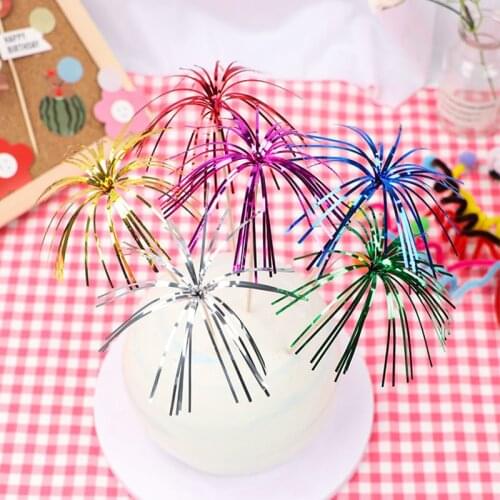 100pcs Cocktail Fireworks Drinking Picks Sticks Insert Dessert Fruit For Wedding Decoration Bride To Be Birthday Party Decor