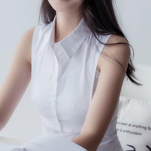 2021 Black White Fake Collar for Women Shirt Sweater Detachable Collar False Collar Lapel Blouse Tops Faux Col Nep Kraagje