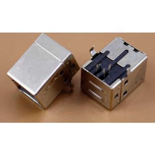 YuXi Type B 4 Pin USB Connector Printer Socket Female PC Computer PCB Through Right 2