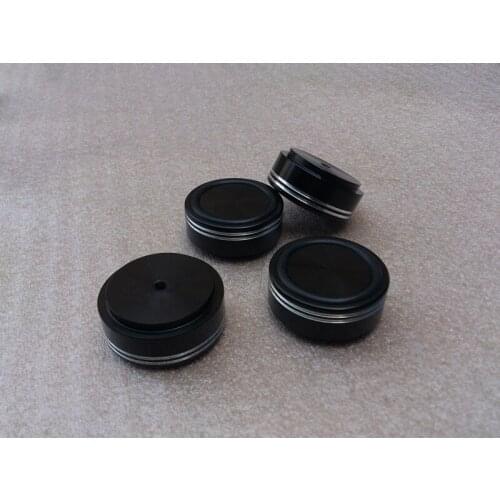 4 pcs 39mm * 17mm aluminum audio amplifier foot speaker shock absorber cushion audio foot shock absorbers pad