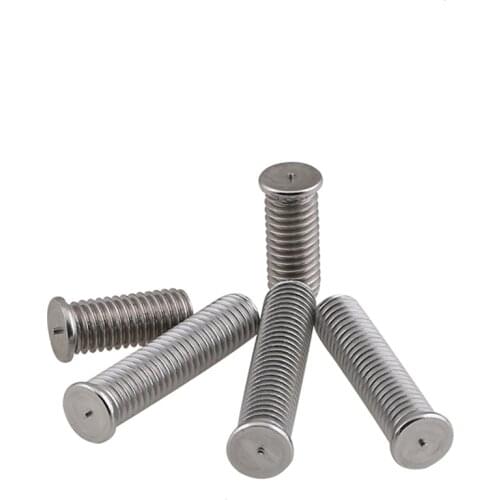 50-100pcs/lot M6/M8/M10*L Stainless steel Spot welding screws DIN32501 Plant welding nail stud Weld studs for capacitor