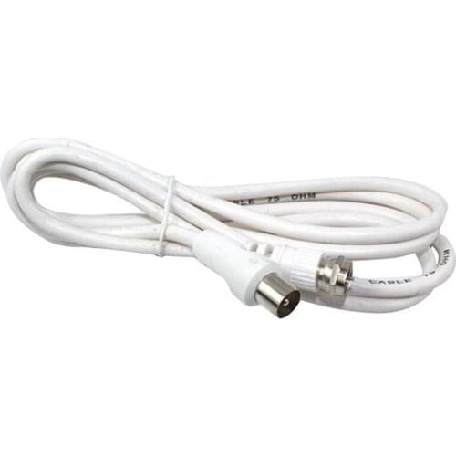 60 OHM MALE/F MALE CABLE 1.2 METERS CABLE WHITE