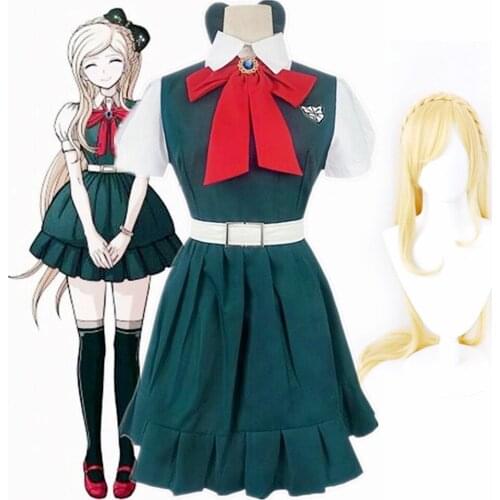 Anime Danganronpa 2 Despair Sonia Nevermind Uniform Halloween Woman Cosplay Costume
