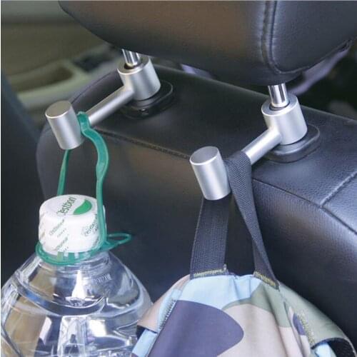 Aluminum alloy car hook, car seat back hook, hidden car interior accessories