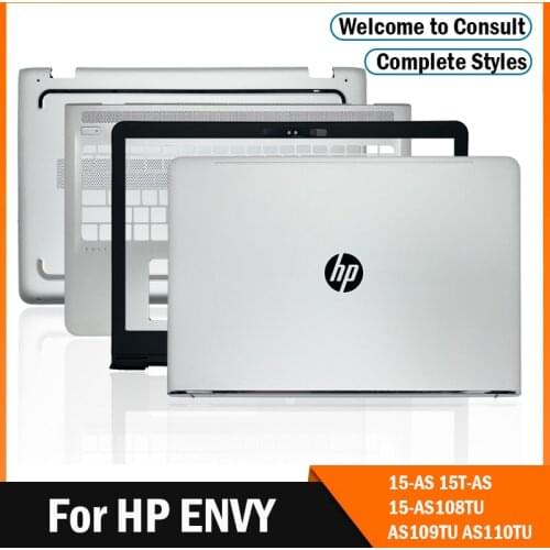 NEW For HP ENVY 15-AS 15-AS108TU 15-AS109TU 15-AS110TU Laptop LCD Back Cover/Front bezel/Hinges/Palmrest/Bottom Case 857812-001