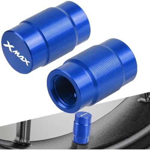 For YAMAHA XMAX 125 250 300 400 X MAX 2017-2020 Motorcycle Wheel Tire Valve Stem Caps CNC Airtight Covers X-MAX 2018 2019