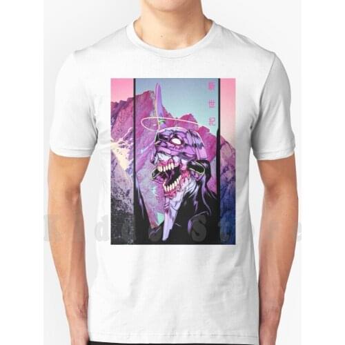 Evangelion Design 4 T Shirt Cotton Men DIY Print Cool Tee Evangelion Eva01 John Wick Anime Anime90 Robot Sleeve Kanji Japan Net