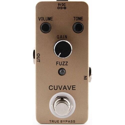 CUVAVE FUZZ Guitar Effect Pedal Vintage Old School Tone Effects Stompbox True bypass Dirty Strong Violin-like Sound