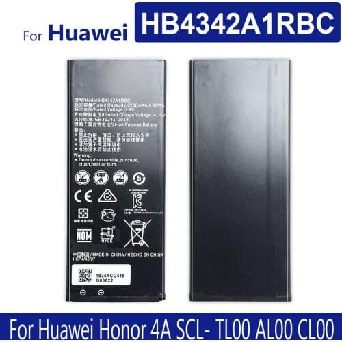 HB4342A1RBC Phone Battery For Huawei Honor 4A SCL- TL00 AL00 CL00 / Honor4A SCL TL00 AL00 CL00 + Bateria