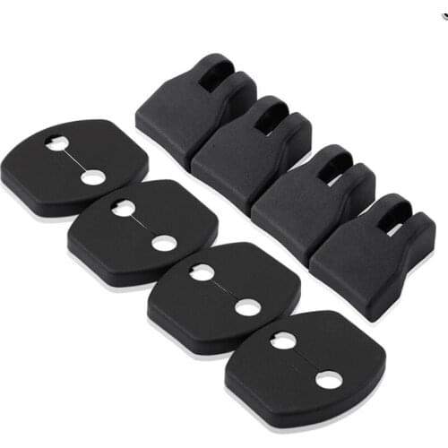 8Pcs Car Door Lock Cover Door Stopper Protection For Hyundai Creta ix25 2015 2016 2017 2018 Accessories