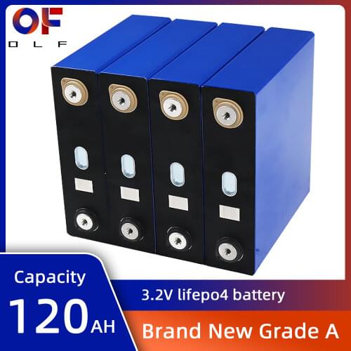 3.2V 140ah 8pcs LiFePO4 Battery Pack Lithium Iron Phospha DIY 8S 24V Motorcycle Car Solar Invertertorage Inverter EU US TAX FREE