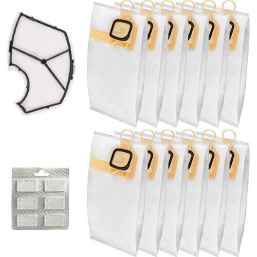 Dust Bags Motor Filter Air Fresheners Stick For Vorwerk VK140 VK150 FP140 FP150 Vacuum Cleaner Accessories