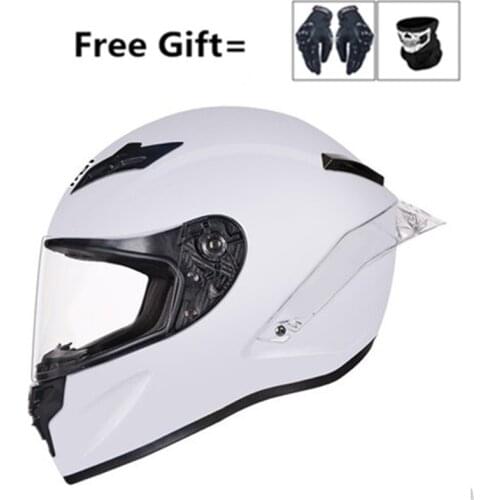 New Arrive Motorcycle Helmet High Quality Full Face Off Road Racing Helmet Casco Moto Capacete 0700e Gloss White S To Xxl