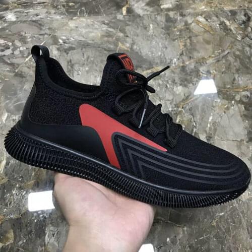 2020 New Arrival Mesh Men Sneakers Running Shoes Lac-Up Men Shoes Lightweight Comfortable Breathable Walking Sneakers Zapatillas