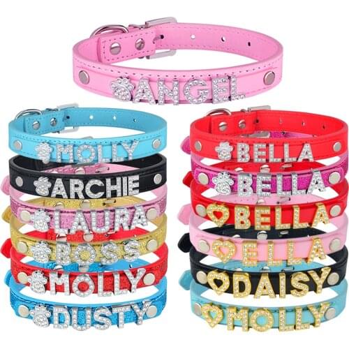 Adjustable Nylon Collar Personalized Dog Cat Tag Pet Collars Puppy Medium Large Dogs ID Free Engraved Name Custom Dogs Collars