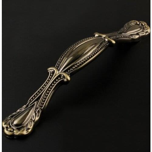 New Luxury Amber Porcelain Platinum Handle Cabinet Furniture Drawer Wardrobe Door (C.C.:96mm,Length:135mm)