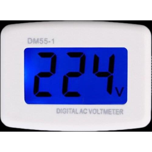 New Electrical Instruments DM55-1 AC 80-300V LCD Digital Volt Meter Voltmeter US Plug Electric Pen Voltage Testers new arrival