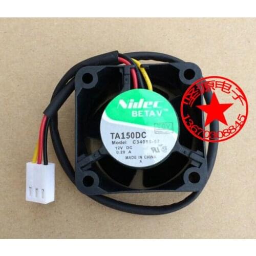 Wholesale: NIDEC 4028 4CM C34955-57 0.20A 40*40*28mm 3 line switch fan