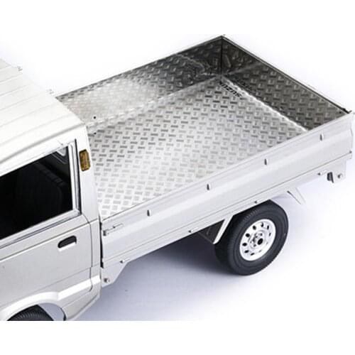 RC Car Trunk Stainless Steel Anti-Skid Plate Upgrade Parts fits for WPL D12 RC Car Accessory