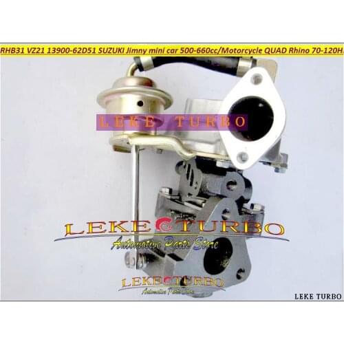 RHB31 VZ21 13900-62D51 Turbo For SUZUKI ALTO Works Briggs Stratton Murray Grand Vitara YA1 F6AT 500-660cc Motorcycle 70-120HP