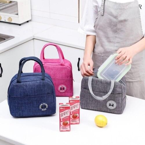 Z40 Lunch Bag Cooler Tote Thermal Cold Food Container School Picnic Portable Insulated Box For Women Kids Travel Lunchbox