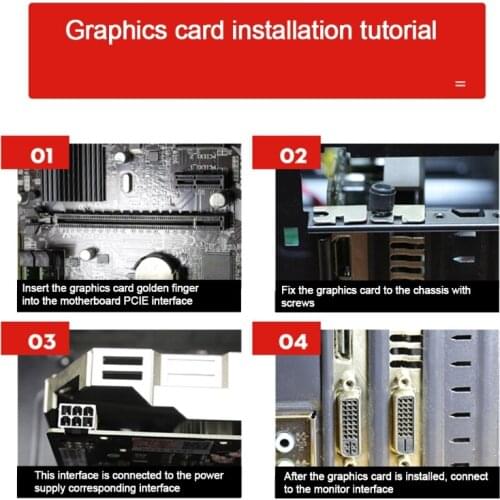 GTX550Ti Computer Graphics Cards 4GB 128Bit DDR5 3400MHZ Discrete Video Cards PCI Express 2.0 Slot for Desktop Computer