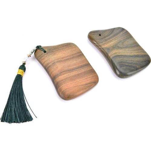 1pcs Health Care Massage Scrape Green Sandalwood Scraping Board Gua Sha Board Slimming Face Neck Body Massage Tools