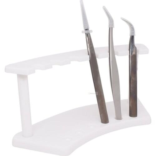 1pc eyelash tweezers holder eyelashes clip storage rack organizer stand eye lash extension makeup tools