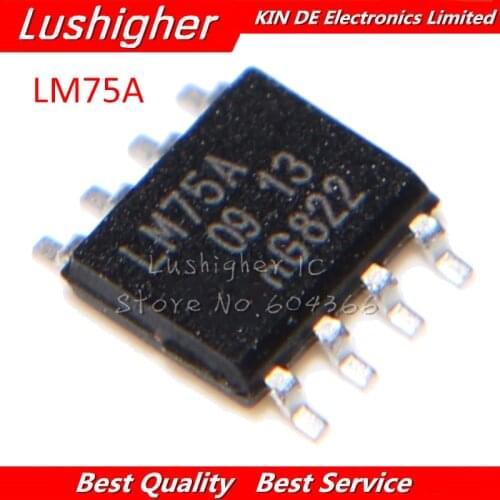 10PCS LM75AD SOP8 LM75 SOP LM75A SMD