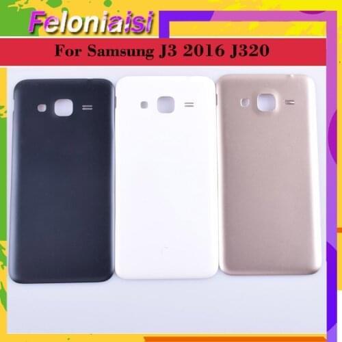 10Pcs/lot For Samsung Galaxy J3 2016 J320 J320A J320F J320M J320FN Housing Battery Door Rear Back Cover Case Chassis Shell