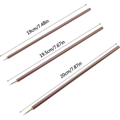 39XD Chinese Calligraphy Painting Brush Writing Pen Soft Hair Oil Painting Extra Fine Hair Brush for Chinese Xiaokai or Kanji