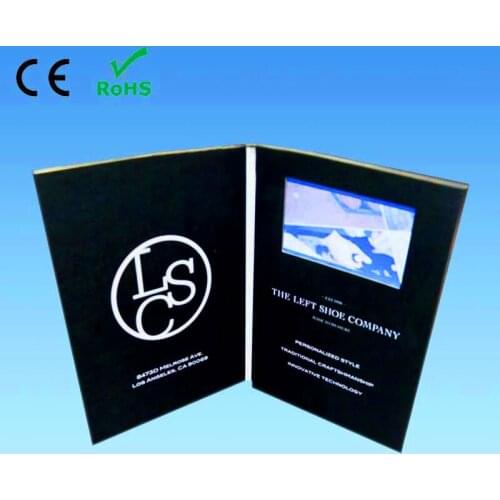 7inch Customized Screen Video Greeting Cards Fashion Design Video Advertising Cards(HYH-3070)