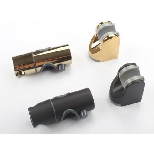 ABS Chrome Shower Head Rail Slider Holder Adjustable Riser Bracket rack Slide Bar Bathroom Faucet Accessories Wall Mounted