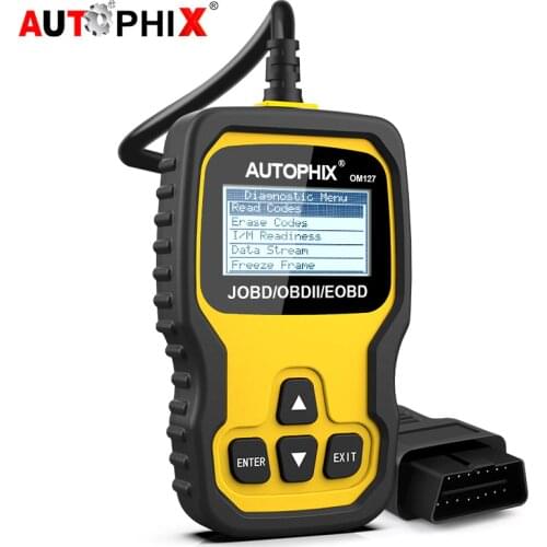 Autophix OM127 Obd2 Car Diagnostic Scanner Error Codes Reader Clean Auto Scanner With Russian Fast Detect Japanese Vehicles