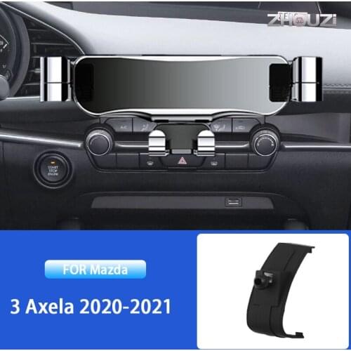 Car Mobile Phone Holder For Mazda 3 Axela 2020-2021 Special GPS Gravity Mounts Stand Navigation Bracket Car Accessories