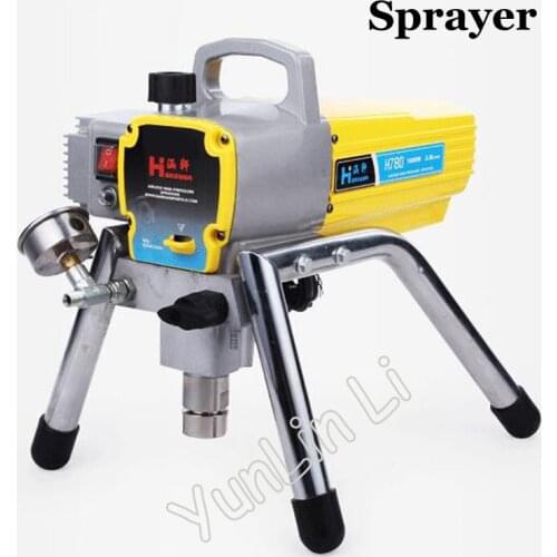 Airless Spray Gun 1800W 220V High Pressure Paint Sprayer Wall Spraying Tools H780