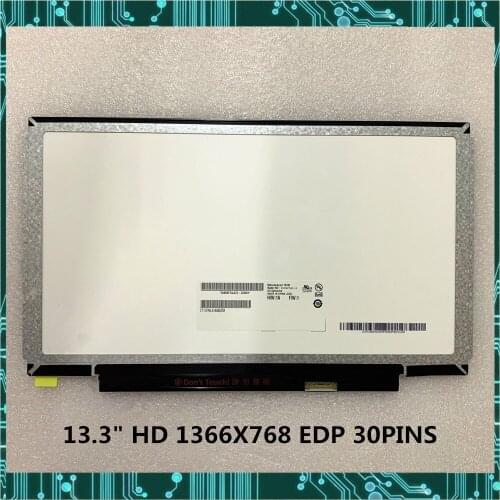 For Dell Vostro 3350 E3330 E3340 LCD Screen Display B133XTN01.6 B133XTN02.1 N133BGE-E31 LTN133AT3 EDP 30pins 1366x768