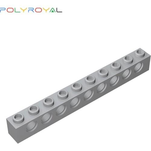 Building Blocks accessories 1x10 Perforated brick 9 holes 10PCS Compatible Assembles Particles Technic Parts Moc Toy Gift 2730