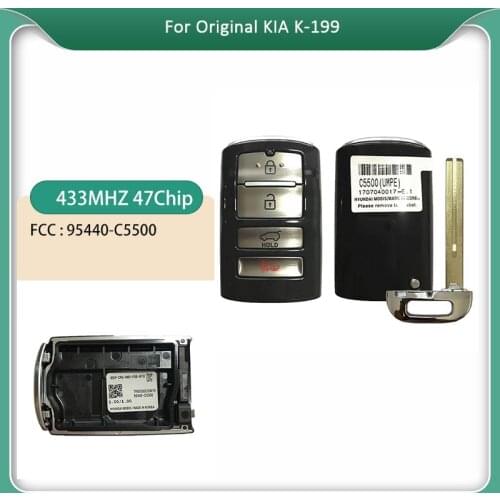 CN051042 Original KIA-K 199 433mhz Remote Smart Key with 47 Chip P/N 95440-C5500